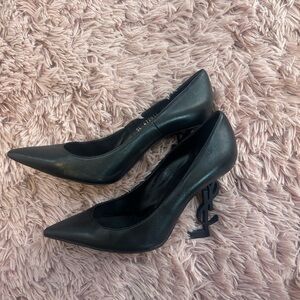 YSL Pumps high heels black womens size 7